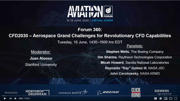 Forum 360 video at AIAA Aviation 2020